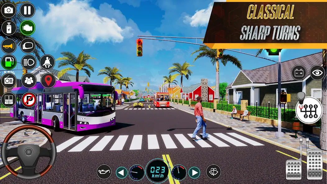 Скачать Real City Bus Simulator Games [Взлом Бесконечные монеты] APK на Андроид