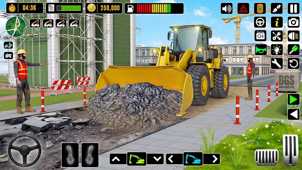 Скачать City Road Construction Games [Взлом Бесконечные монеты] APK на Андроид