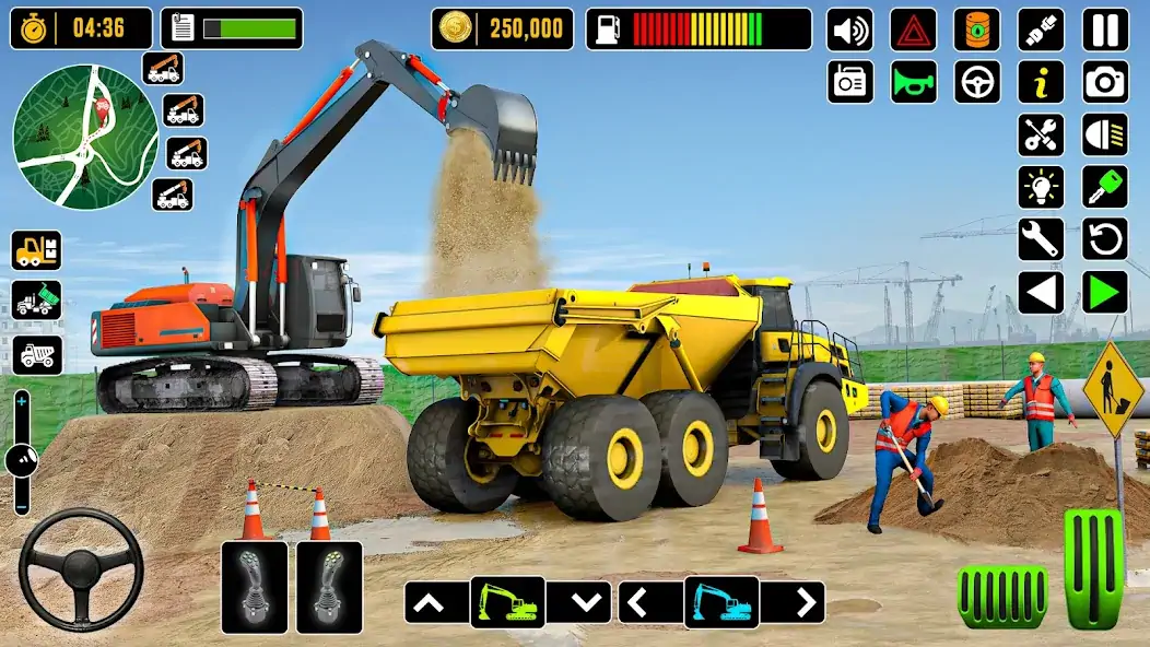 Скачать City Road Construction Games [Взлом Бесконечные монеты] APK на Андроид