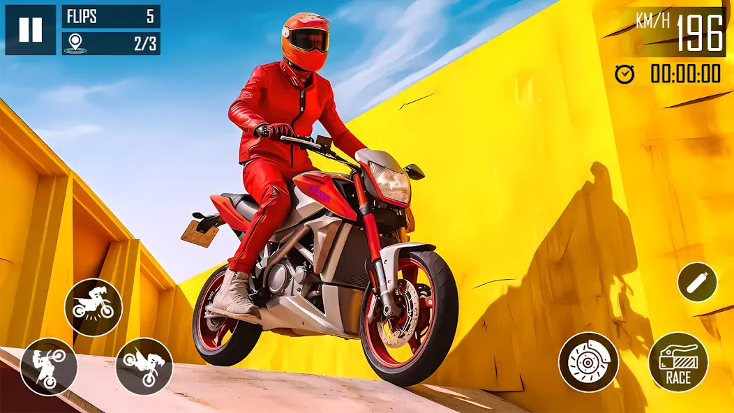 Скачать Ultimate Bike Stunt: Bike Game [Взлом Много монет] APK на Андроид