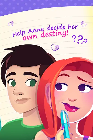 Скачать Dear Diary: дневник Анны [Взлом Бесконечные деньги] APK на Андроид