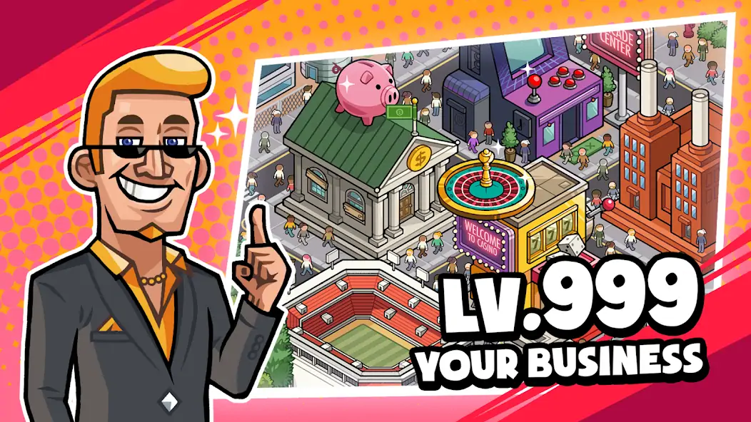 Скачать Idle Billionaire Tycoon [Взлом Много денег] APK на Андроид