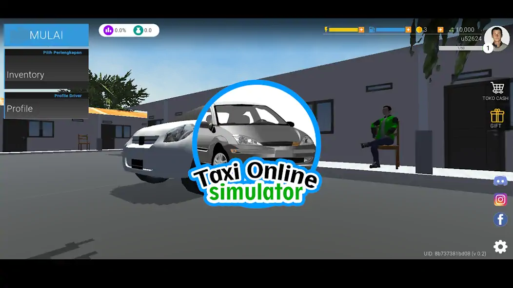 Скачать Taxi Online Simulator ID [Взлом Много монет] APK на Андроид