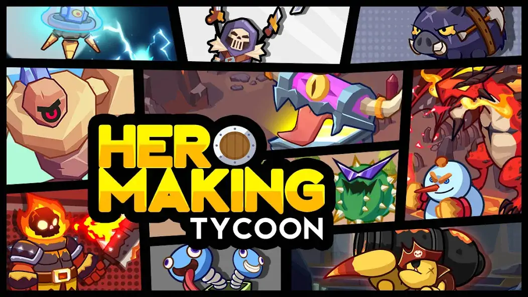 Скачать Hero Making Tycoon [Взлом Бесконечные деньги] APK на Андроид