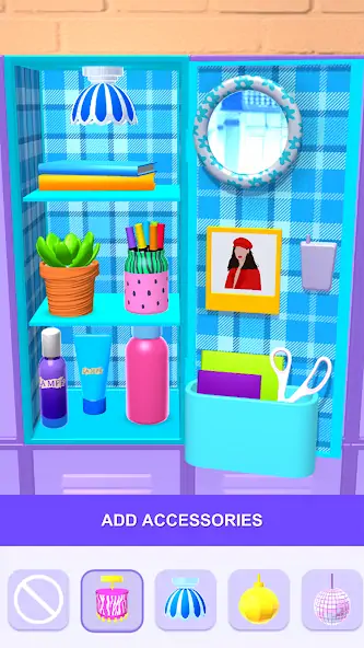 Скачать DIY Locker 3D [Взлом Бесконечные деньги] APK на Андроид