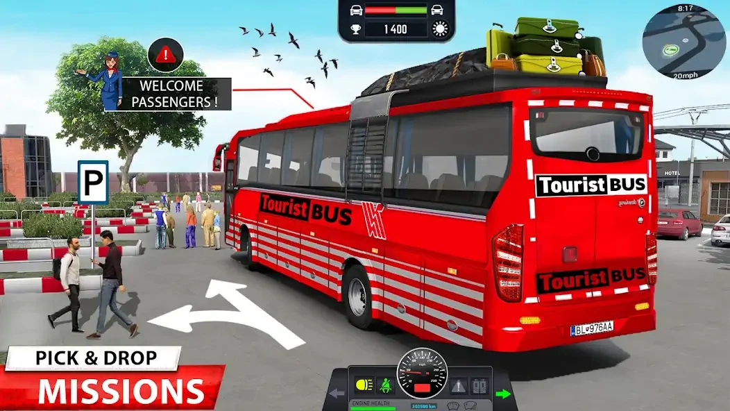 Скачать Ultimate Bus Driving Simulator [Взлом Много монет] APK на Андроид