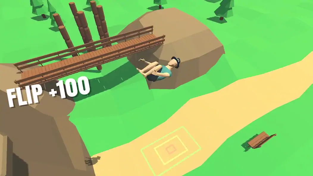 Скачать Flip Trickster - Parkour Simul [Взлом Бесконечные монеты] APK на Андроид