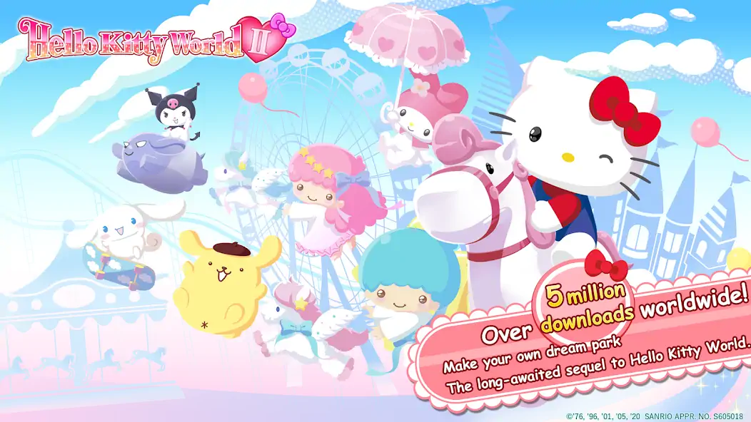 Скачать HelloKittyWorld2 Sanrio Kawaii [Взлом Бесконечные деньги] APK на Андроид