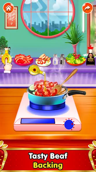 Скачать Китайская еда - кулинарные 3D- [Взлом Много монет] APK на Андроид