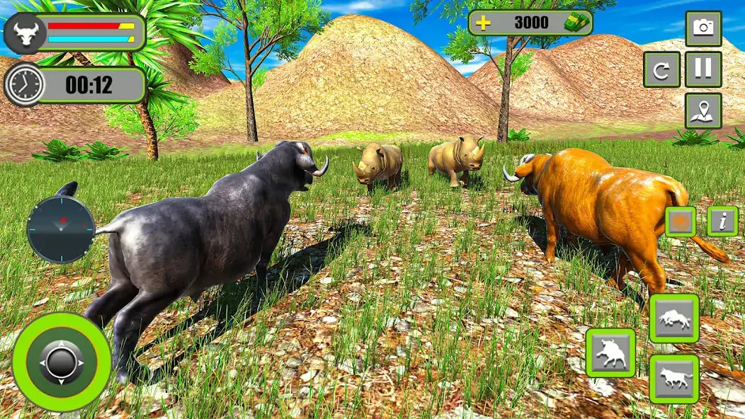 Скачать Angry Bull Attack Fight Games [Взлом Бесконечные деньги] APK на Андроид