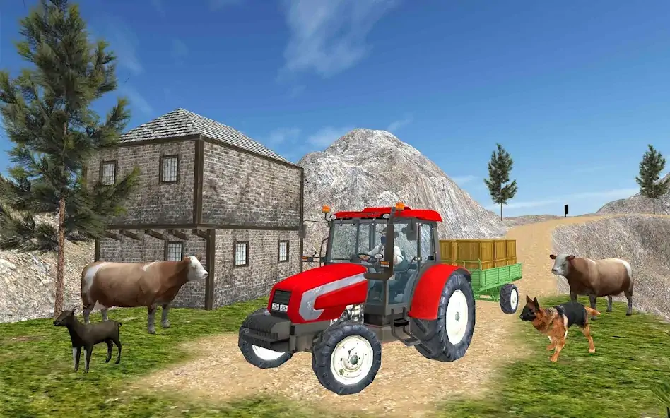Скачать Tractor Driver 3D Farming Sim [Взлом Бесконечные монеты] APK на Андроид