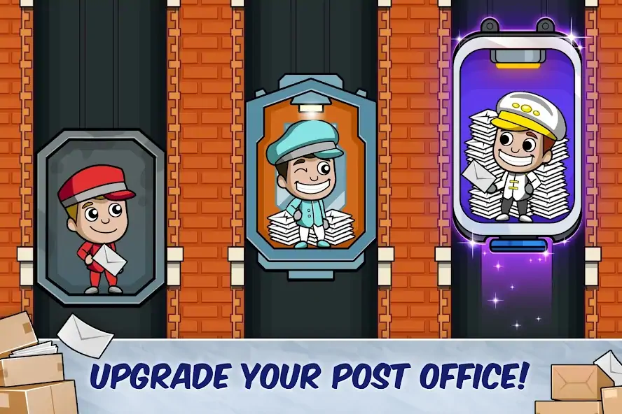 Скачать Idle Mail Tycoon [Взлом Бесконечные деньги] APK на Андроид