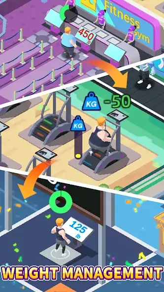 Скачать Fitness Club Tycoon [Взлом Бесконечные монеты] APK на Андроид