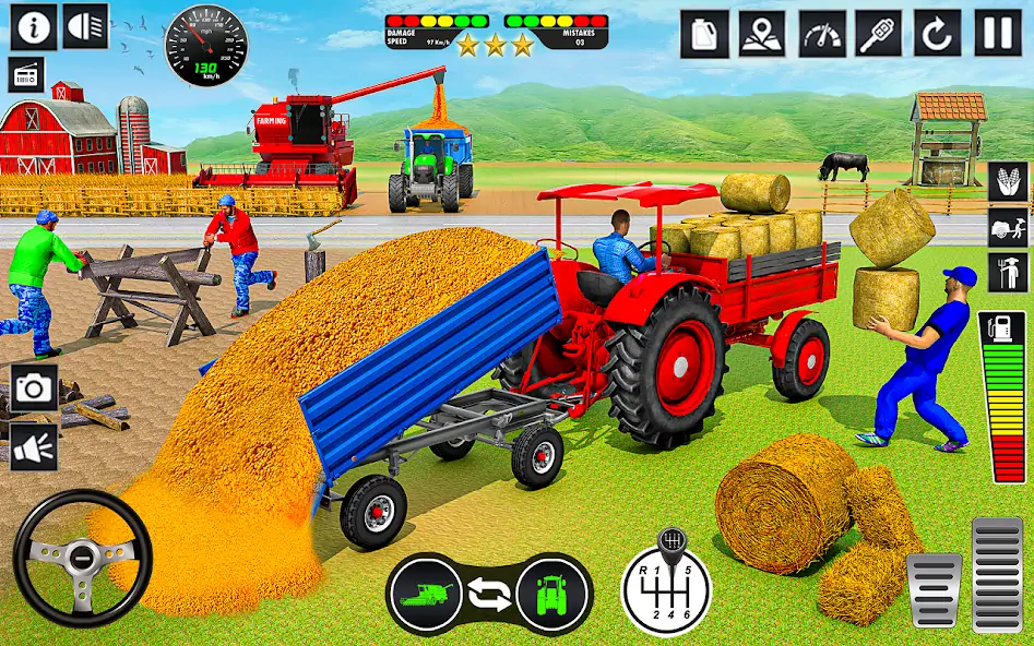 Скачать Tractor Farming: Tractor Games [Взлом Много денег] APK на Андроид