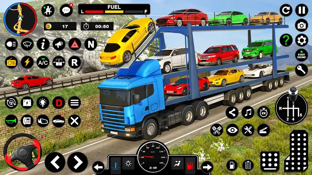 Скачать Офлайн игры про грузовики 3D [Взлом Бесконечные деньги] APK на Андроид
