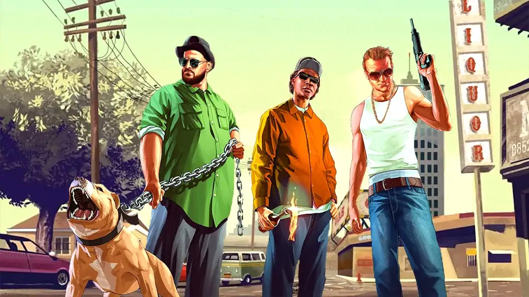 Скачать City Grand Gangster Crime [Взлом Много денег] APK на Андроид