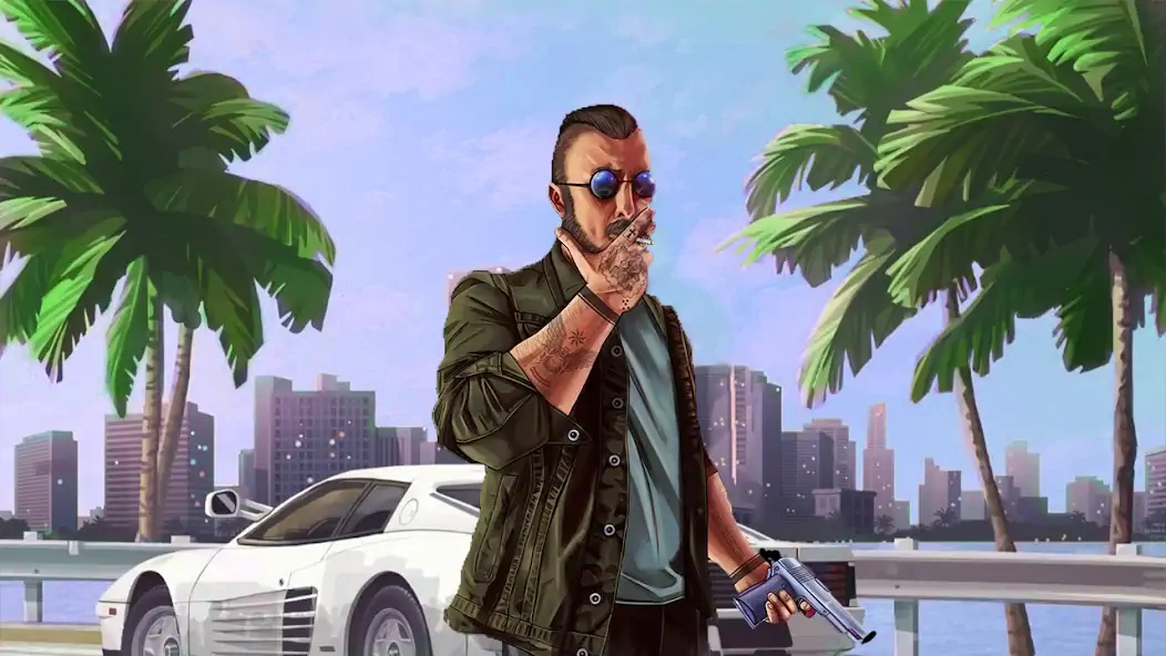 Скачать City Grand Gangster Crime [Взлом Много денег] APK на Андроид