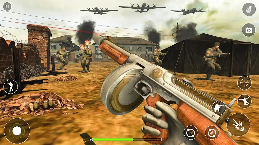 Скачать WW2 Survival Shooter огонь [Взлом Много денег] APK на Андроид