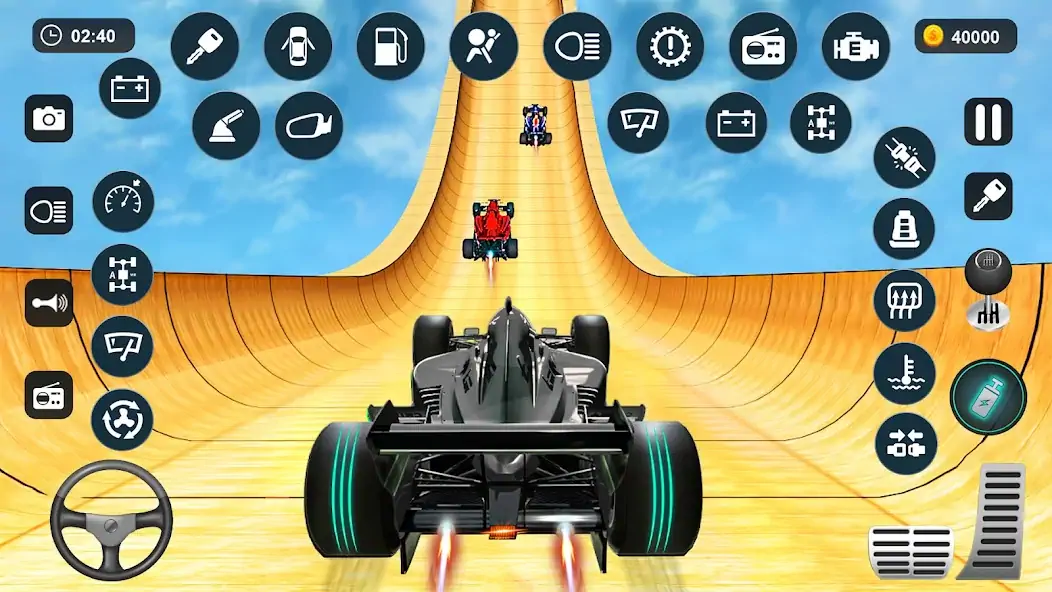 Скачать Formula Car Stunt - Car Games [Взлом Бесконечные монеты] APK на Андроид