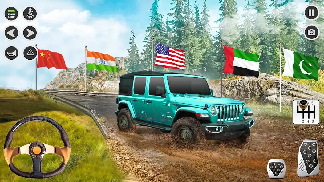 Скачать Offroad SUV: 4x4 Driving Game [Взлом Много денег] APK на Андроид