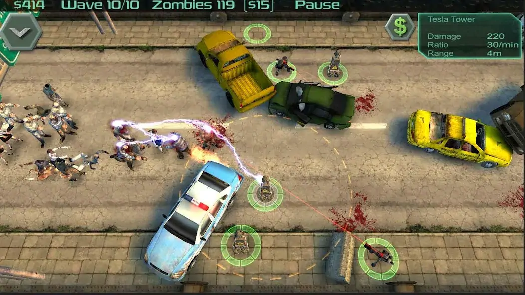 Скачать Zombie Defense [Взлом Много денег] APK на Андроид