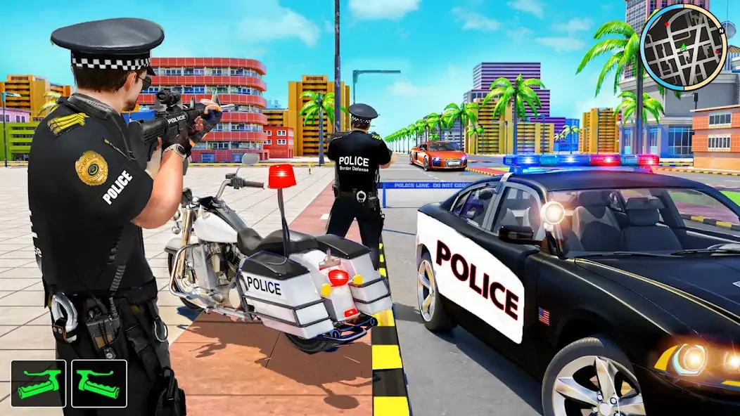 Скачать Police Moto Bike Chase Crime [Взлом Бесконечные монеты] APK на Андроид