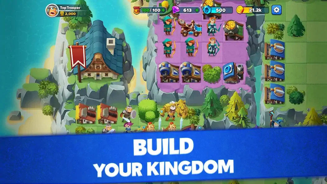 Скачать Top Troops : Conquer Kingdoms [Взлом Бесконечные монеты] APK на Андроид