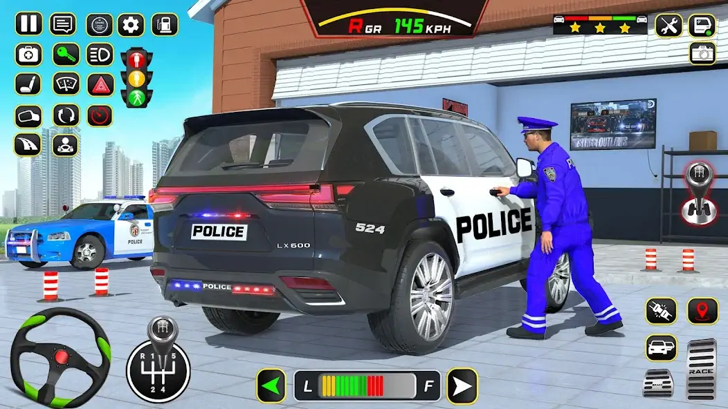 Скачать Police Car Driving School Game [Взлом Бесконечные монеты] APK на Андроид