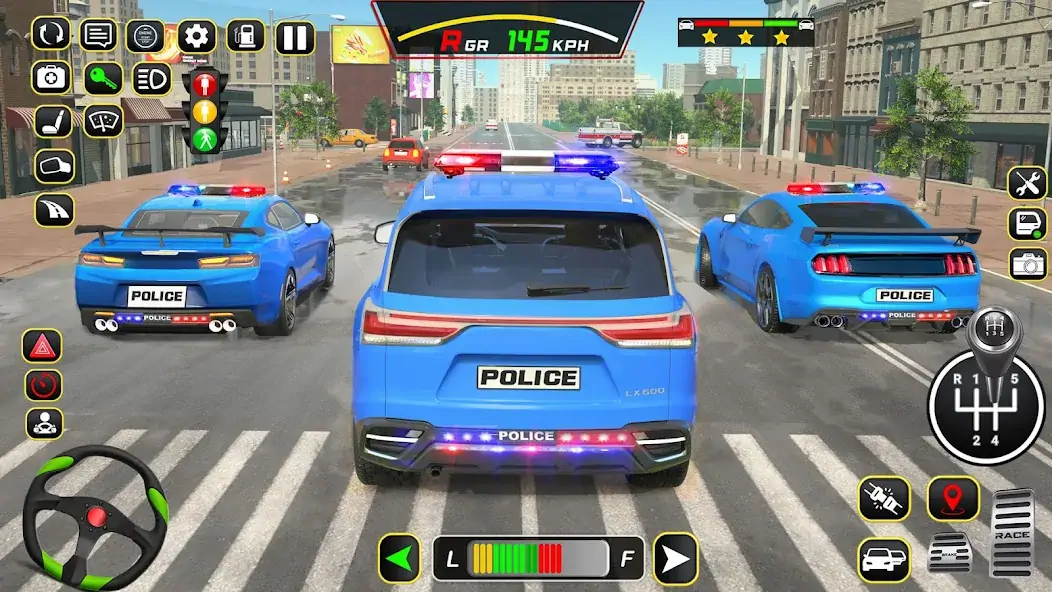 Скачать Police Car Driving School Game [Взлом Бесконечные монеты] APK на Андроид