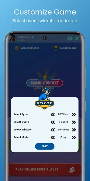 Скачать Hand Cricket - Multiplayer [Взлом Бесконечные деньги] APK на Андроид