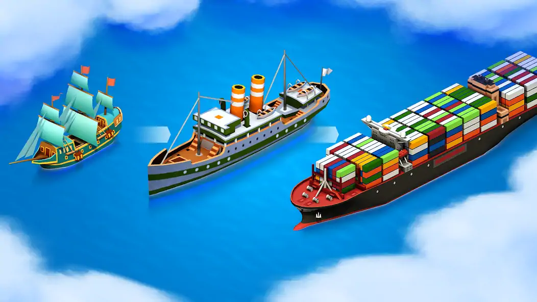 Скачать Sea Port: Стратегия с флотом [Взлом Бесконечные монеты] APK на Андроид