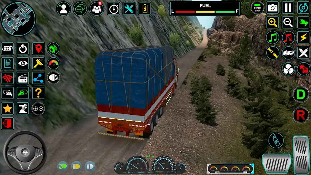 Скачать Indian Truck Offroad Cargo Sim [Взлом Бесконечные монеты] APK на Андроид