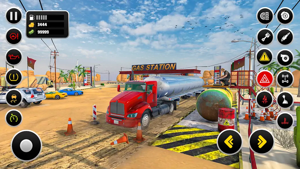 Скачать бензин Gas Station Simulator [Взлом Много денег] APK на Андроид