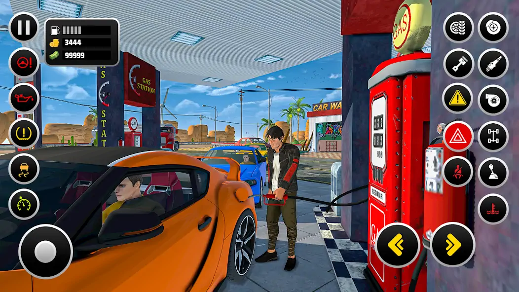 Скачать бензин Gas Station Simulator [Взлом Много денег] APK на Андроид