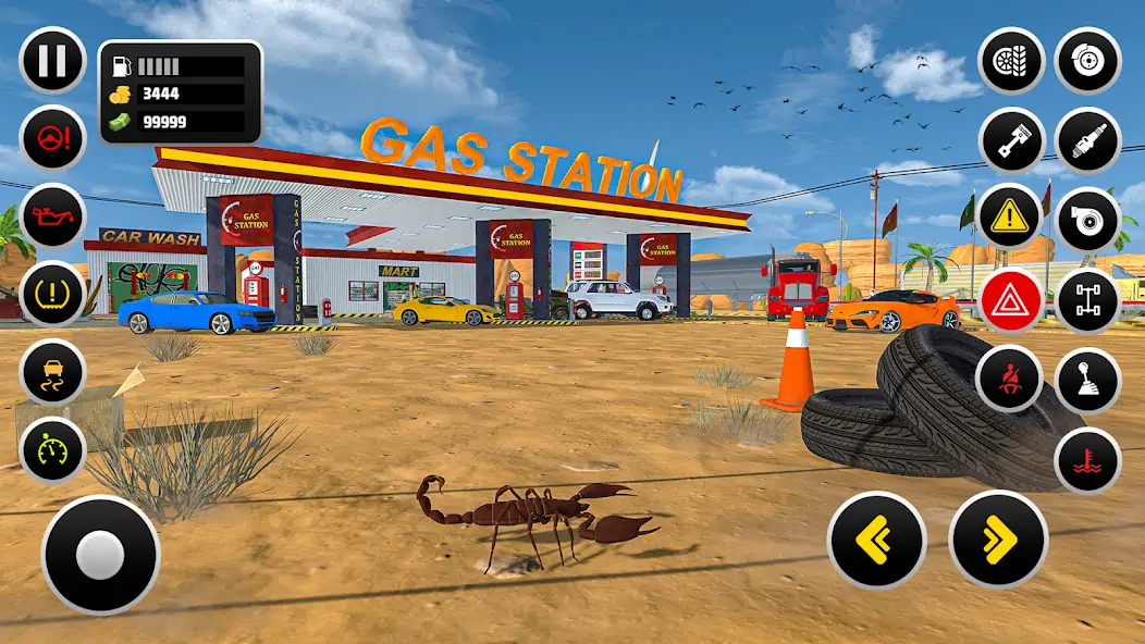 Скачать бензин Gas Station Simulator [Взлом Много денег] APK на Андроид