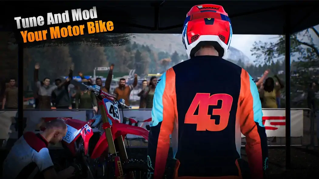 Скачать Motocross Bike Racing Games 3D [Взлом Бесконечные монеты] APK на Андроид