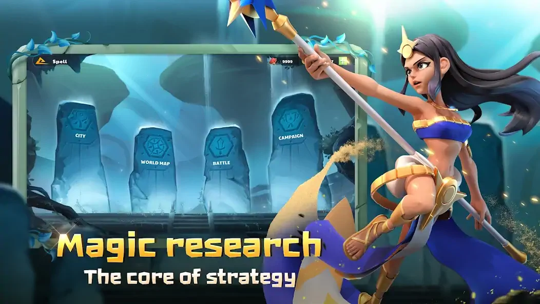 Скачать War of Myths: The Magic Era [Взлом Много монет] APK на Андроид