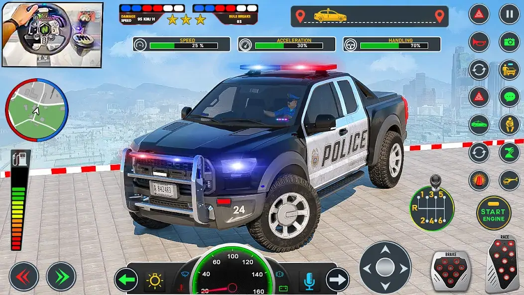 Скачать US Police Car Transport Truck [Взлом Бесконечные монеты] APK на Андроид