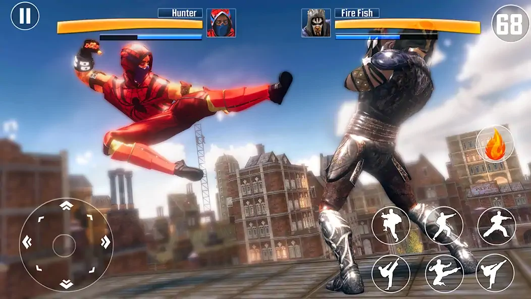 Скачать Kung Fu Fighting Karate Games [Взлом Бесконечные монеты] APK на Андроид