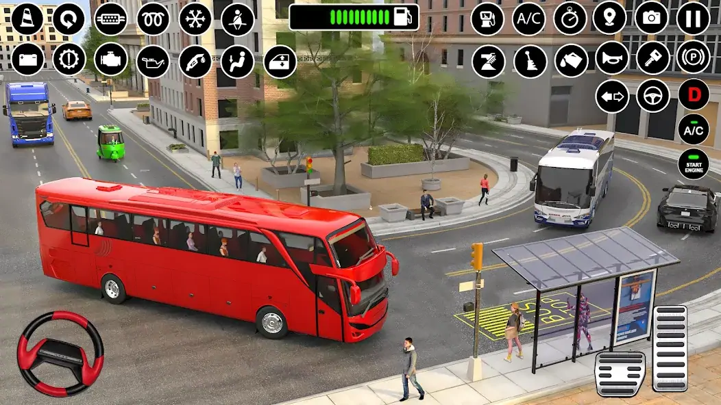 Скачать Bus Simulator 3D: Bus Games [Взлом Бесконечные монеты] APK на Андроид