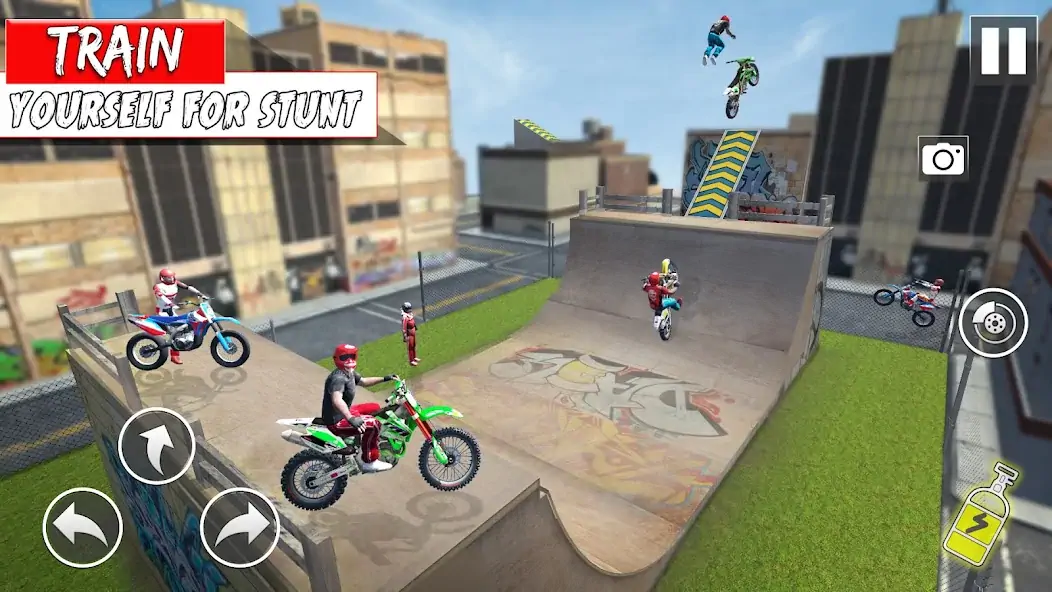 Скачать Bike Stunt Ramp Game Bike Jump [Взлом Много денег] APK на Андроид