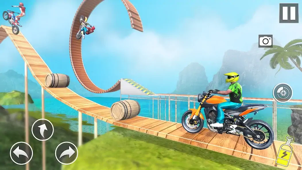 Скачать Bike Stunt Ramp Game Bike Jump [Взлом Много денег] APK на Андроид