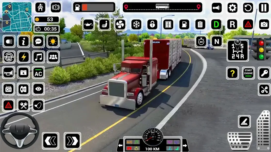 Скачать American Cargo Truck Driving [Взлом Бесконечные деньги] APK на Андроид