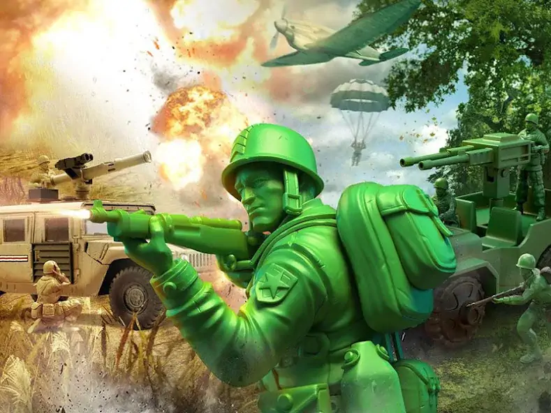 Скачать Army Men Strike Beta [Взлом Бесконечные деньги] APK на Андроид