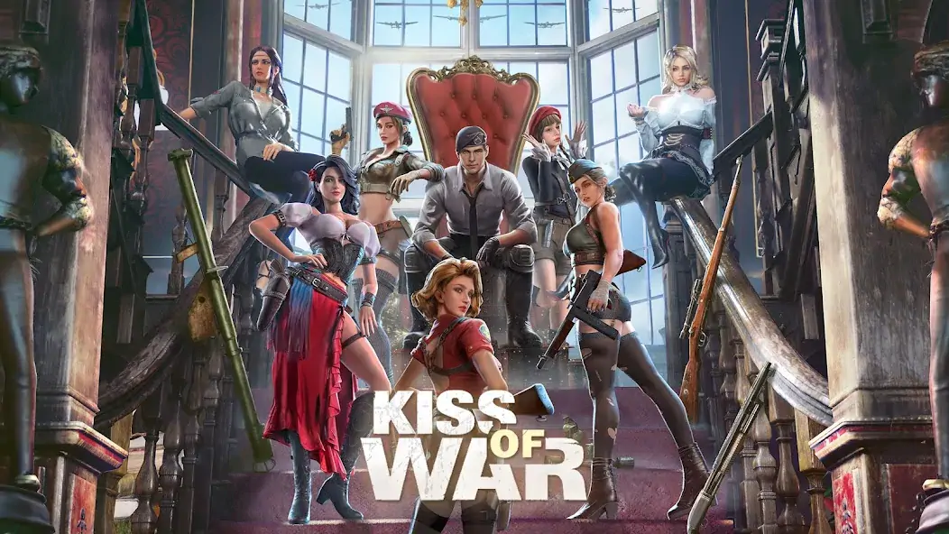 Скачать Kiss of War [Взлом Много денег] APK на Андроид