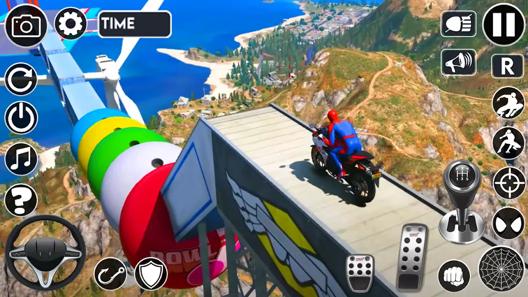 Скачать Superhero Tricky Bike Stunt [Взлом Много денег] APK на Андроид