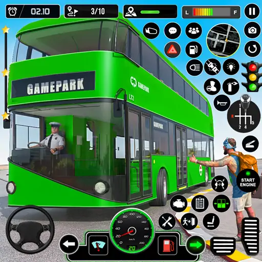 Скачать Bus Driving Simulator PVP Game [Взлом Бесконечные деньги] APK на Андроид