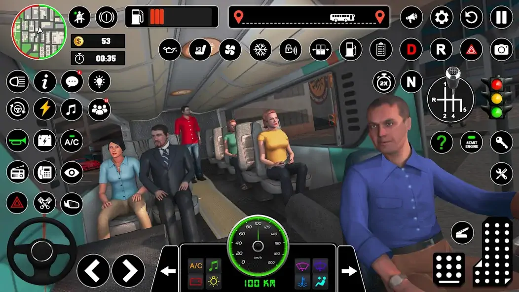 Скачать Bus Driving Simulator PVP Game [Взлом Бесконечные деньги] APK на Андроид