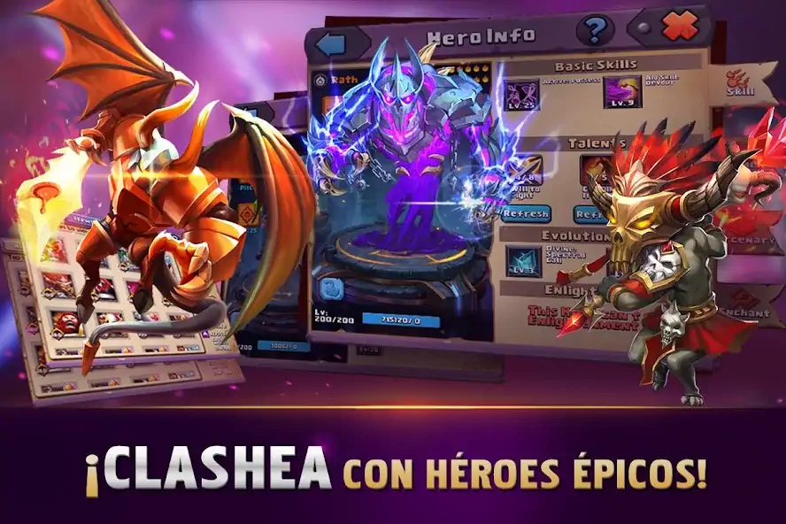 Скачать Clash of Lords 2: Español [Взлом Бесконечные монеты] APK на Андроид