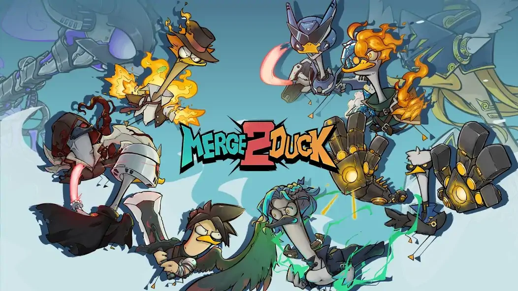 Скачать Merge Duck 2: Idle RPG [Взлом Бесконечные деньги] APK на Андроид